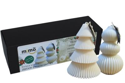 Opakowanie Świece sojowe - zestaw świąteczny 3