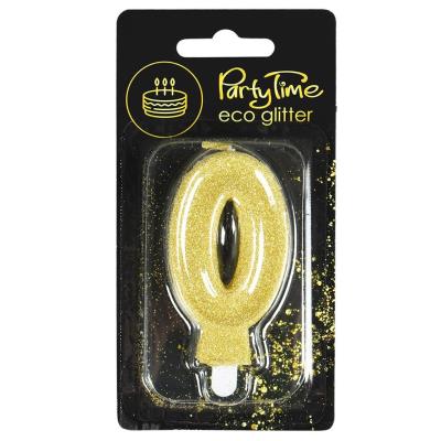 Opakowanie Świeczka 0 eko-brokat