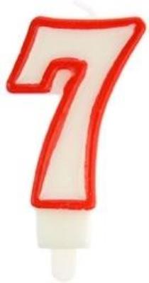 Opakowanie Świeczka 7 czerwona