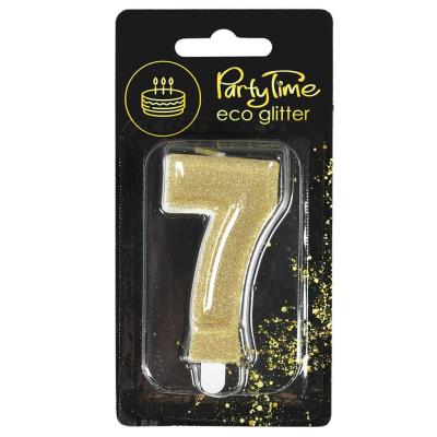 Opakowanie Świeczka 7 eko-brokat