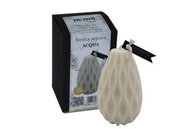 Opakowanie Świeczka naturalna wolnostojąca sojowa Acqua
