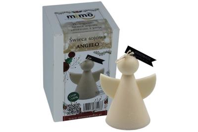 Opakowanie Świeczka naturalna wolnostojąca sojowa Angelo