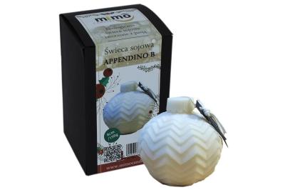 Opakowanie Świeczka naturalna wolnostojąca sojowa Appendino B