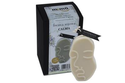 Opakowanie Świeczka naturalna wolnostojąca sojowa Calma