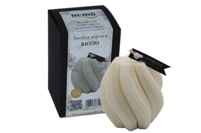 Opakowanie Świeczka naturalna wolnostojąca sojowa Riccio