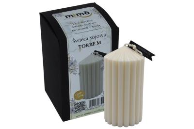 Opakowanie Świeczka naturalna wolnostojąca sojowa Torre M