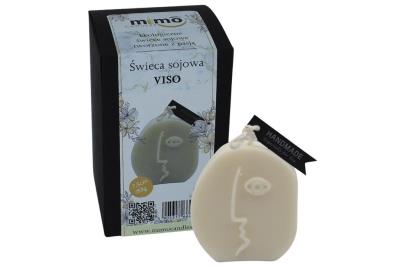 Opakowanie Świeczka naturalna wolnostojąca sojowa Viso