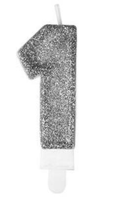 Opakowanie Świeczka premium 1 srebrna