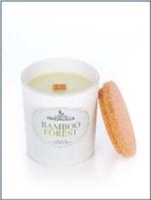 Świeczka sojowa Bamboo Forest biała 135g. Wydawca: Pavoncella. SmakLiter.pl Opakowanie Świeczka sojowa Bamboo Forest biała 135g