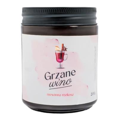 Świeczka sojowa. Grzane wino. Wydawca: MCD. SmakLiter.pl Opakowanie Świeczka sojowa. Grzane wino