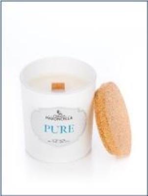 Świeczka sojowa Pure biała 135g. Wydawca: Pavoncella. SmakLiter.pl Opakowanie Świeczka sojowa Pure biała 135g