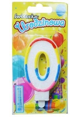 Opakowanie Świeczka urodzinowa 0