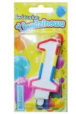 Opakowanie Świeczka urodzinowa 1