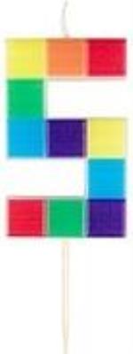 Opakowanie Świeczka urodzinowa 5 klocki 7cm