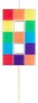 Opakowanie Świeczka urodzinowa 8 klocki 7cm