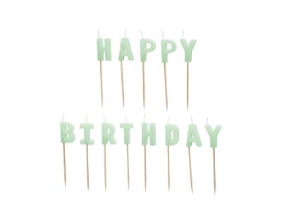 Opakowanie Świeczki Happy Birthday 2,5cm 13szt