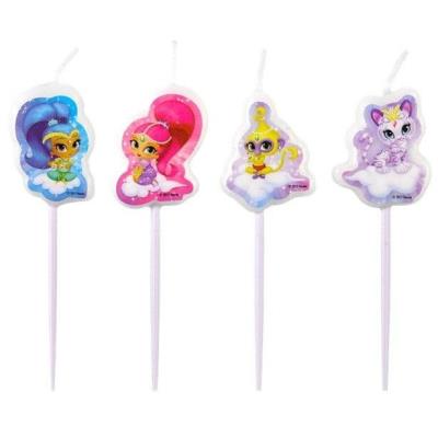 Opakowanie Świeczki mini figurki Shimmer&Shine 4szt.
