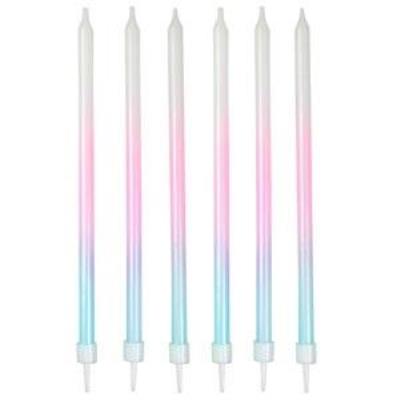 Opakowanie Świeczki ombre 6szt
