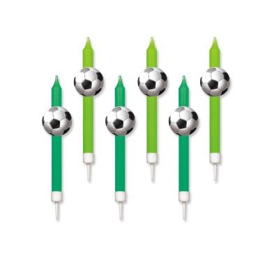 Opakowanie Świeczki urodzinowe 7cm 6szt Piłka