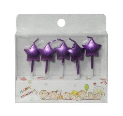 Opakowanie Świeczki urodzinowe gwiazdki 5szt