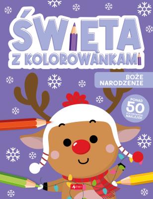 Okładka książki Święta z kolorowankami. Boże Narodzenie
