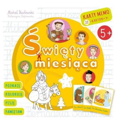 Święty miesiąca. Autor: Michał Pawłowski. SmakLiter.pl Okładka książki Święty miesiąca