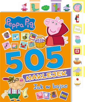 Okładka książki Świnka Peppa. 505 naklejek cz.3 Jak w bajce
