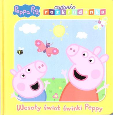 Okładka książki Świnka Peppa. Czytanka rozkładanka. Wesoły...