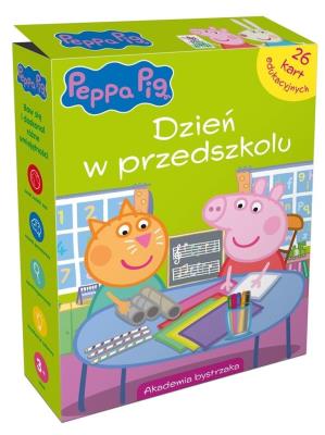 Świnka Peppa. Dzień w przedszkolu karty edu.. Wydawca: Olesiejuk Sp. z o.o.. SmakLiter.pl Opakowanie Świnka Peppa. Dzień w przedszkolu karty edu.