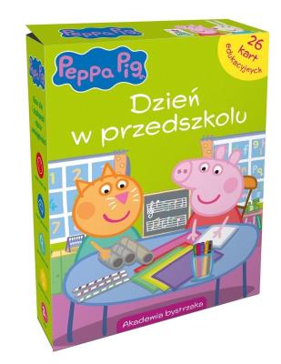 Świnka Peppa. Dzień w przedszkolu. Autor: Monika Kiersnowska. SmakLiter.pl Okładka książki Świnka Peppa. Dzień w przedszkolu