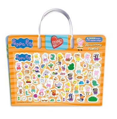 Okładka książki Świnka Peppa. Kocham naklejać cz.5