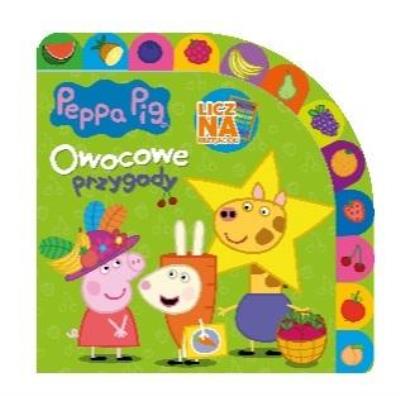 Świnka Peppa. Licz na Przyjaciół. Owocowe przygody. Autor:   Praca zbiorowa. SmakLiter.pl Okładka książki Świnka Peppa. Licz na Przyjaciół. Owocowe przygody