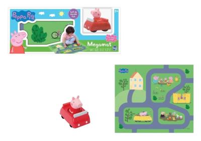 Opakowanie Świnka Peppa pojazd Peppy i mega mata 80x70cm