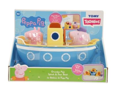 Opakowanie Świnka Peppa Zabawa na łodzi TOMY