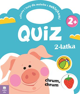 Okładka książki Świnka. Quiz 2 latka