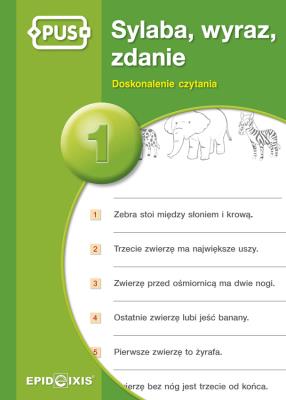 Okładka książki Sylaba, wyraz, zdanie cz.1