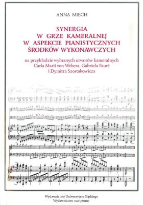 Okładka książki Synergia w grze kameralnej w aspekcie..