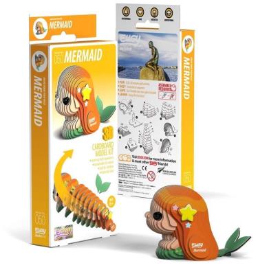 Opakowanie Syrenka Eugy. Eko Układanka 3D