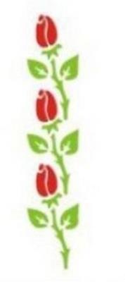 Opakowanie Szablon bordiurowy 6x28cm