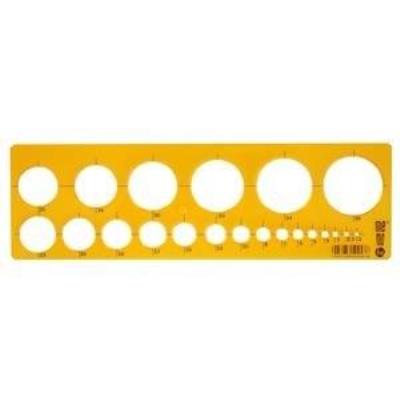 Szablon do kreślenia okręgów 2-36mm MemoBe. Wydawca: MemoBe. SmakLiter.pl Opakowanie Szablon do kreślenia okręgów 2-36mm MemoBe
