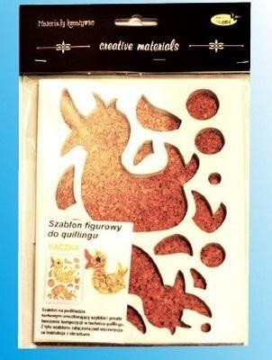 Opakowanie Szablon figurowy do quillingu kaczka 14.5x19cm