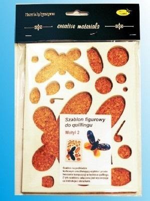 Opakowanie Szablon figurowy do quillingu motyl 14.5x19cm