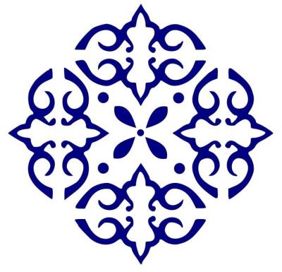 Opakowanie Szablon ornament 20x30cm