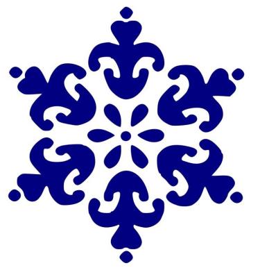 Opakowanie Szablon ornament 20x30cm