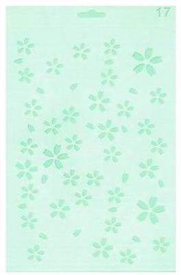 Opakowanie Szablon Silhouette Kwiaty