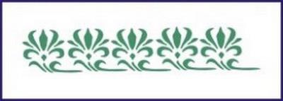 Opakowanie Szablon zmywalny 6x28cm 0,5mm