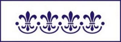 Opakowanie Szablon zmywalny 6x28cm 0,5mm