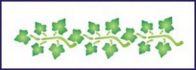 Opakowanie Szablon zmywalny 6x28cm 0,5mm