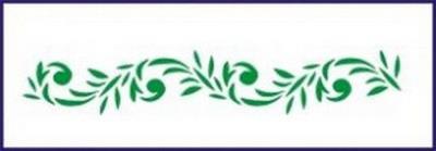 Opakowanie Szablon zmywalny 6x28cm 0,5mm