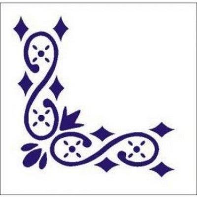 Opakowanie Szablon zmywalny narożny 12x15cm